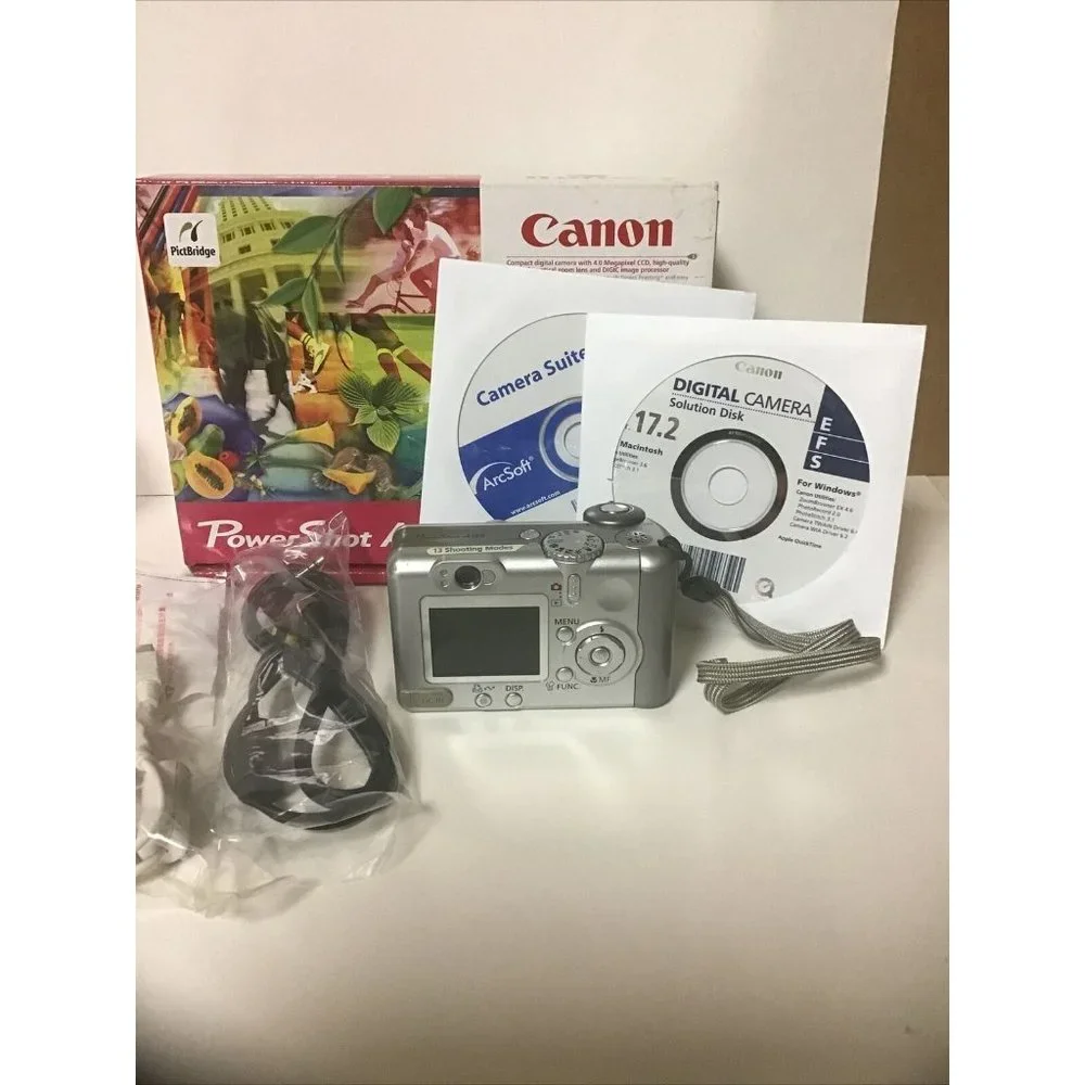 Canon Powershot A85, Faulty Display, Powers Up, Flashes, No Memory Card